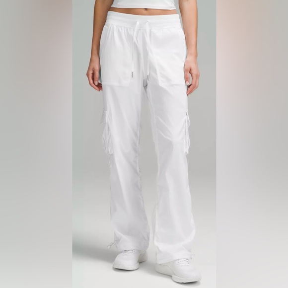 lululemon athletica Pants - Lululemon Dance Studio Relaxed-Fit Mid-Rise Cargo Pant in White